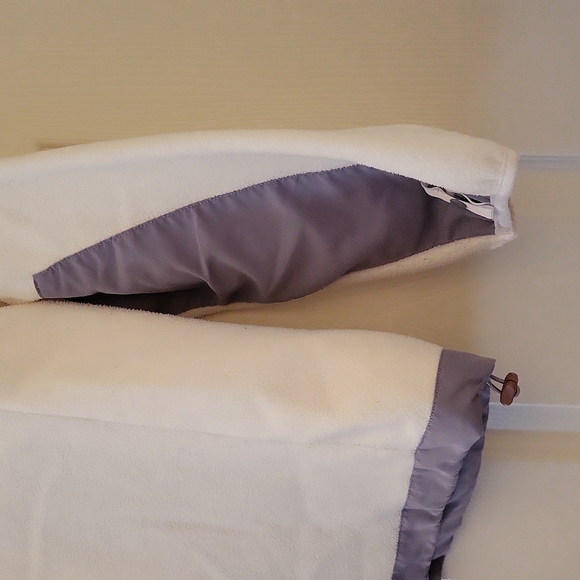 THE NORTH FACE DENALI JACKET CREAM AND GREY GOOD CONDITION. - Picture 8 of 12